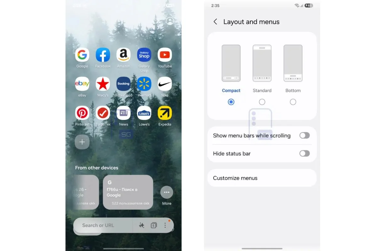 One UI 9 arayüz ayarları Samsung One UI 9 arayüzünde düzen ve menü ayarları